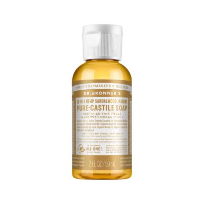 Dr. Bronner's Pure-Castile Soap Liquid (Hemp 18-in-1) Sandalwood Jasmine 59ml